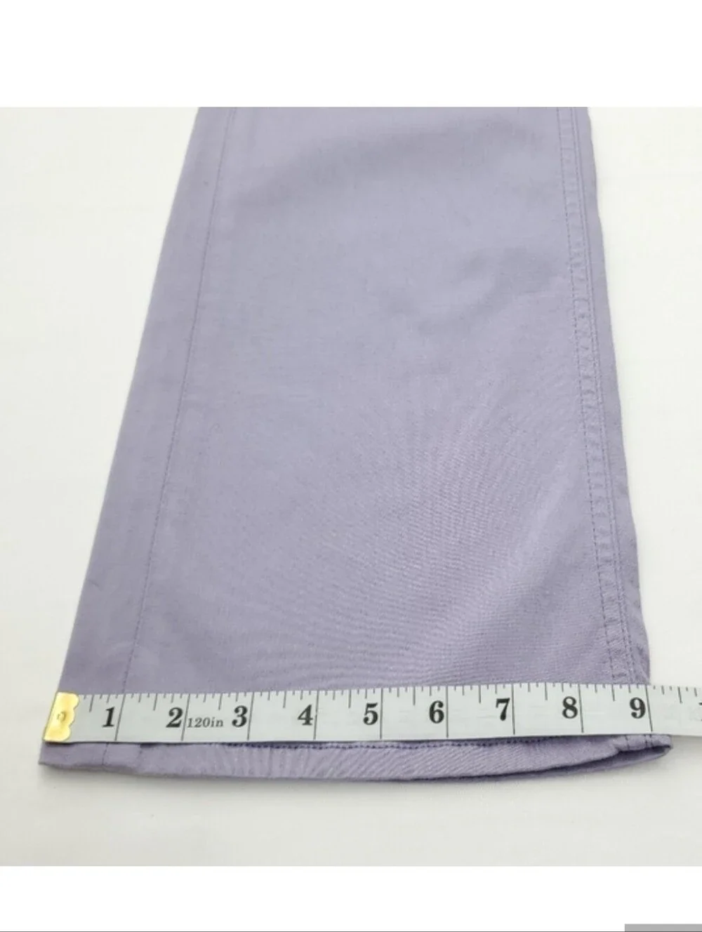 NEW Diesel Womens Low Rise Flare Pants Lilac Stretch Cotton Blend Size 25